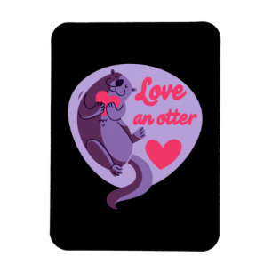 Otter - Love An Otter Love Another Magnet