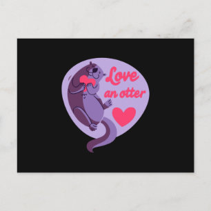 Otter - Love An Otter Love Another Postcard
