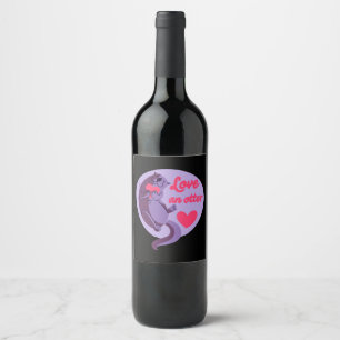 Otter - Love An Otter Love Another Wine Label