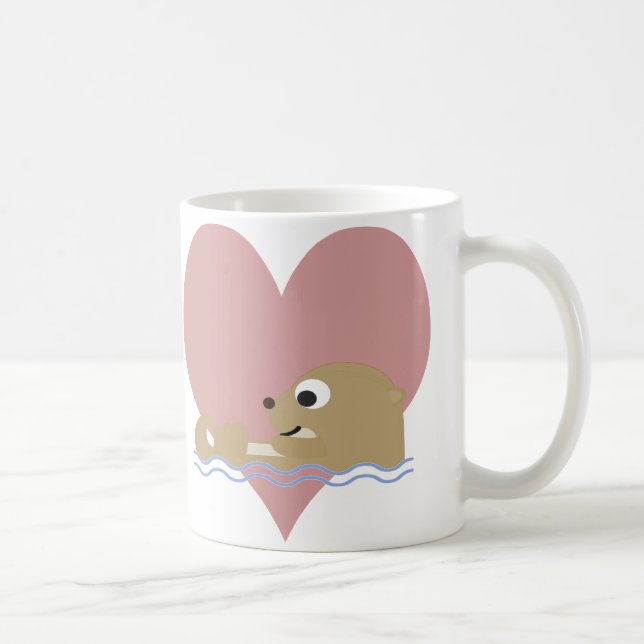 Otter Love Coffee Mug (Right)