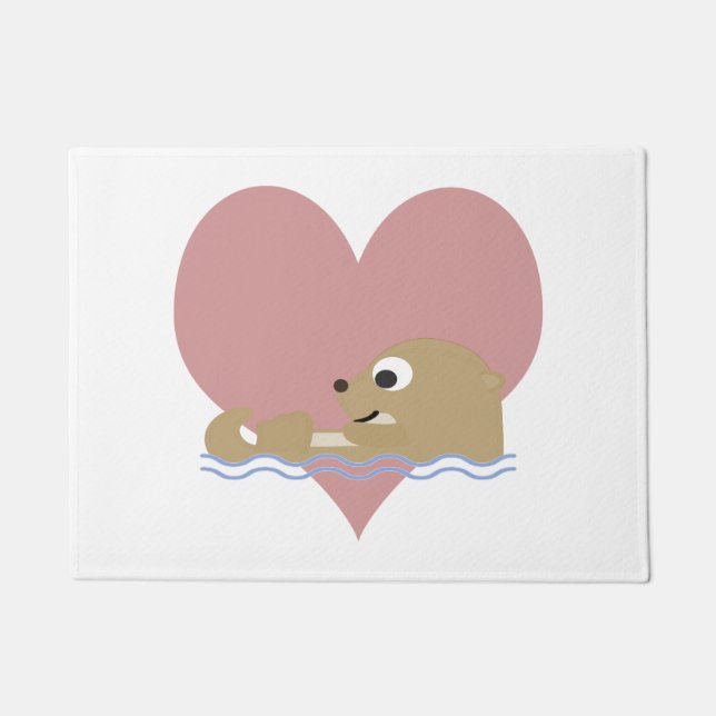 Otter Love Doormat (Front)