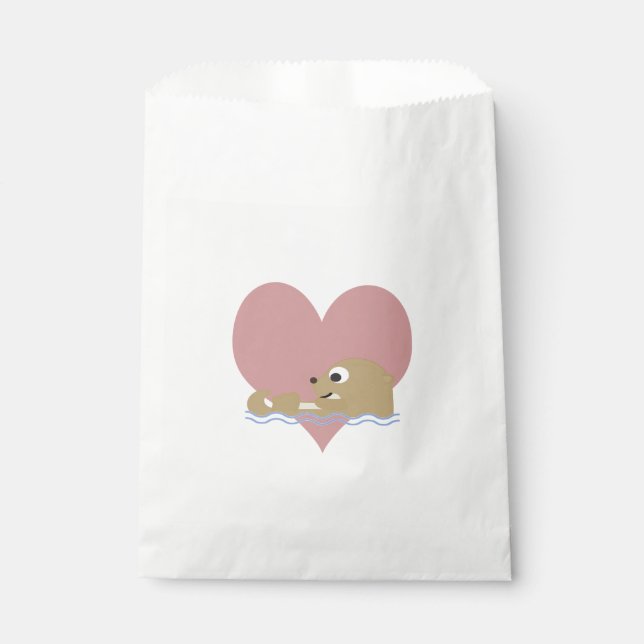 Otter Love Favour Bag (Front)