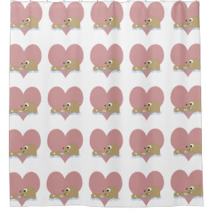 Otter Love Shower Curtain