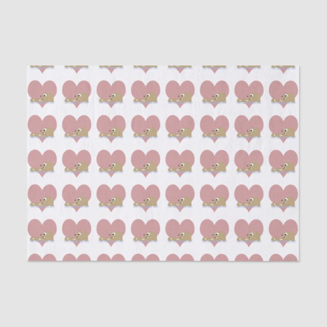 Otter Love Tissue Paper (Front)