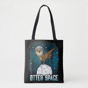 Otter Lovers Otter Space Funny Outer Space Animal Tote Bag
