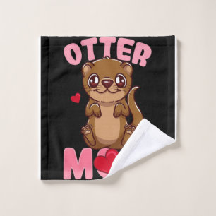 Otter Mum Gift For Owner Otter Mum Wash Cloth