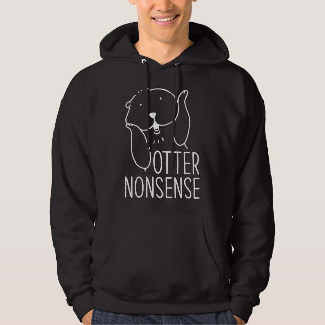 Otter Nonsense Hoodie (Front)