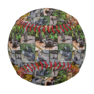 Otter Photo Collage, Personalised Regular Baseball