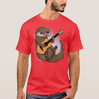 Otter Playing Guitar T-Shirt
