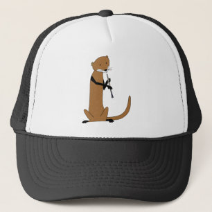 Otter Playing the Oboe Trucker Hat