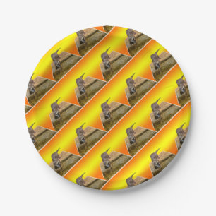 **"Otter Popout: A Playful Peek into River Life"** Paper Plate