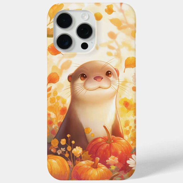 Otter Pumpkin Patch Case-Mate iPhone Case (Back)