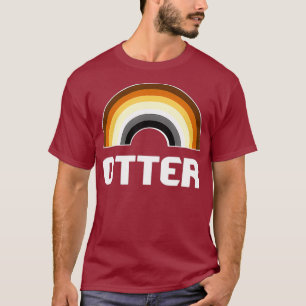 Otter Rainbow Gay Bear LGBT Gay Pride Bear Wolf T-Shirt