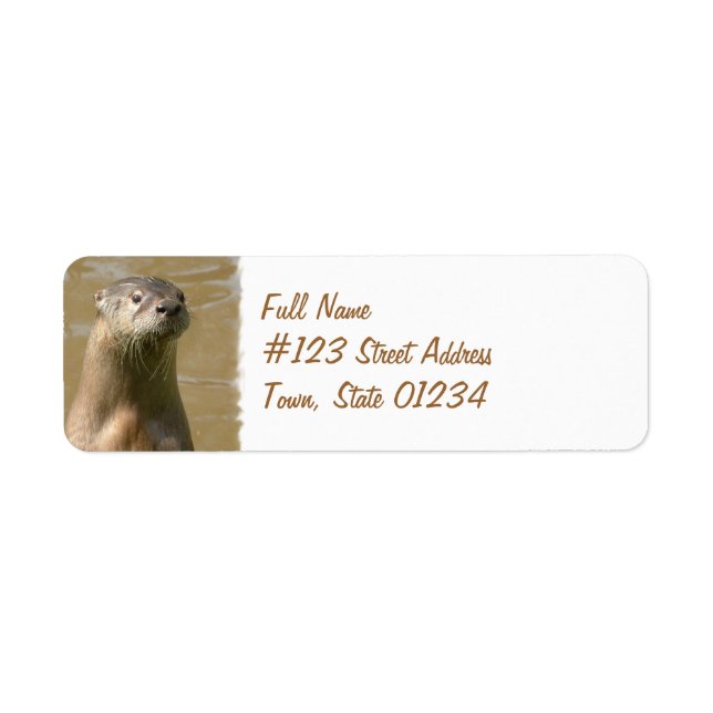 Otter Return Address Label (Front)