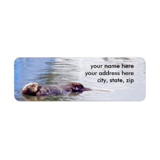 Otter Return Address Label