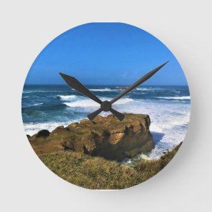 Otter Rock at Devil's Punchbowl State Park, Oregon Round Clock