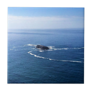 Otter Rock, Cape Foulweather, Newport, Oregon Ceramic Tile