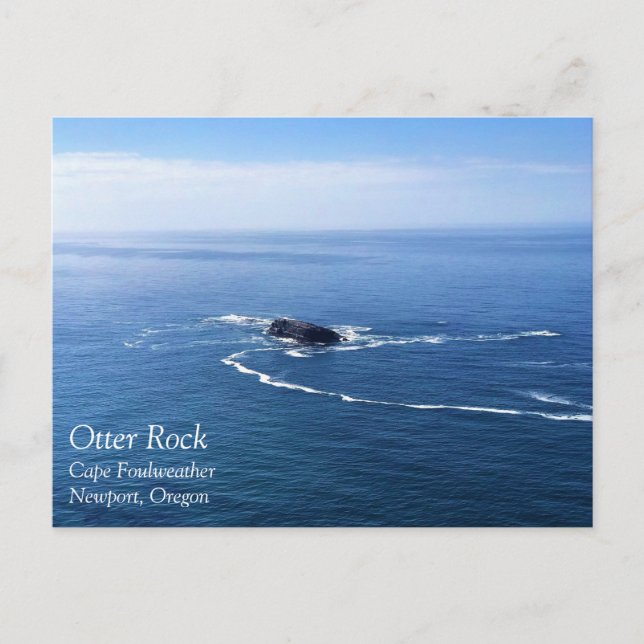 Otter Rock, Cape Foulweather, Newport, Oregon Postcard (Front)