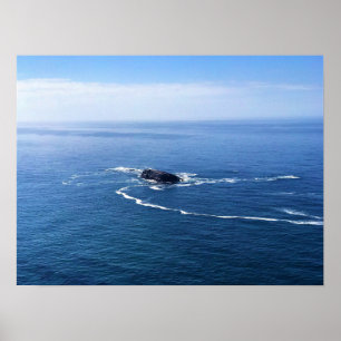 Otter Rock, Cape Foulweather, Newport, Oregon Poster
