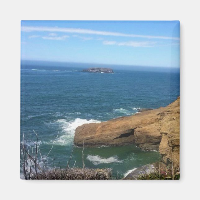 Otter Rock, Oregon Coast Magnet (Front)
