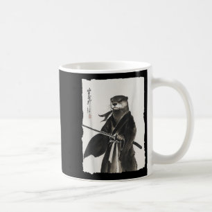 Otter Samurai Janpanese Vintage Warrior Art Anime  Coffee Mug