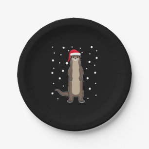 Otter Sea Otter Christmas Animals Gift Idea Paper Plate