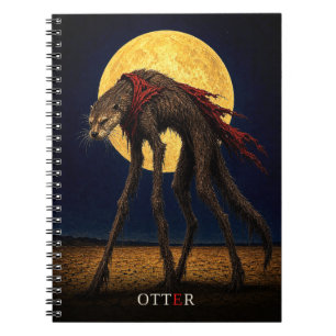 Otter Short Cape gothic Surreal Notebook