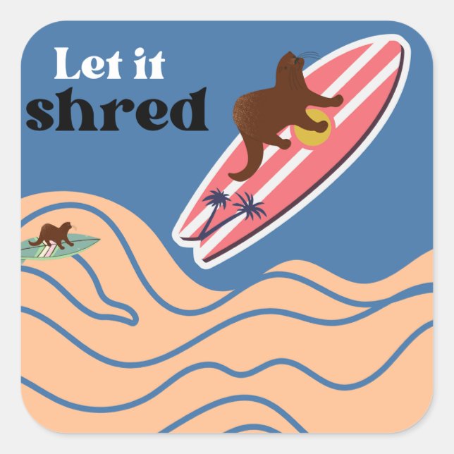 Otter Shred Sticker (Front)