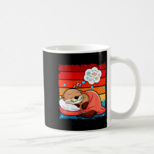 Otter Sleeng Animal Pajamas Nap Pjs Outfit Sea Ott Coffee Mug