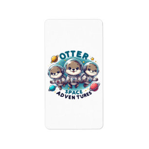 Otter Space Adventures Label