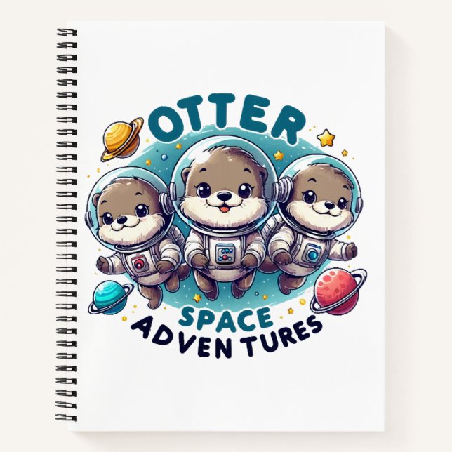 Otter Space Adventures Notebook (Front)