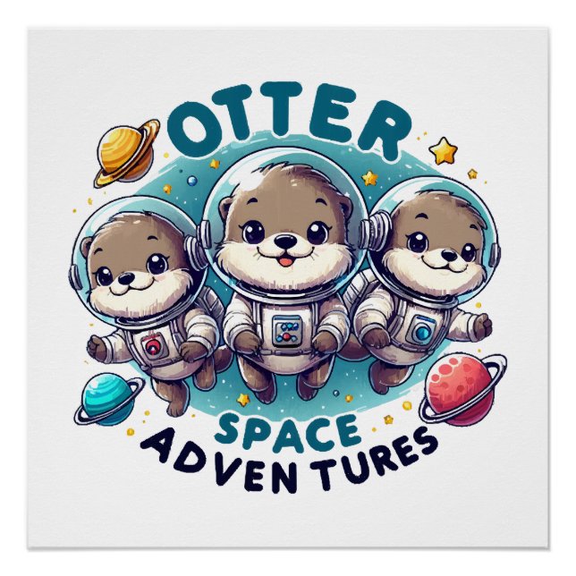 Otter Space Adventures Poster (Front)