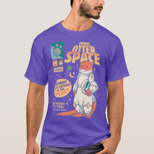 Otter Space Astronaut Other Gravity Galaxy Comics  T-Shirt