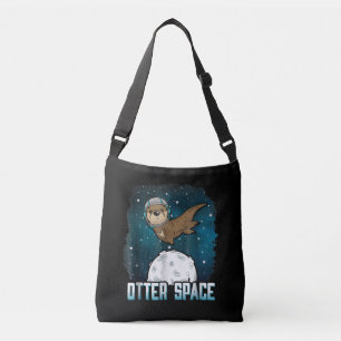Otter Space Funny Otter Space Animal Crossbody Bag