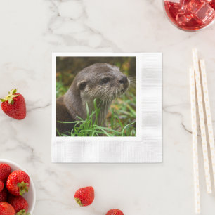 Otter Splash Napkin