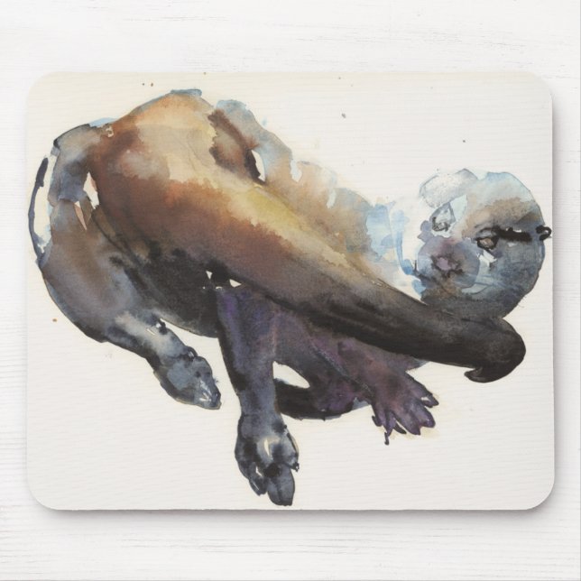 Otter Study I - 'Talisker' Mouse Pad (Front)