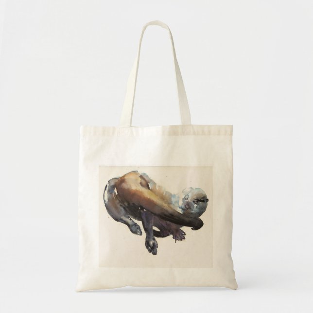 Otter Study I - 'Talisker' Tote Bag (Front)