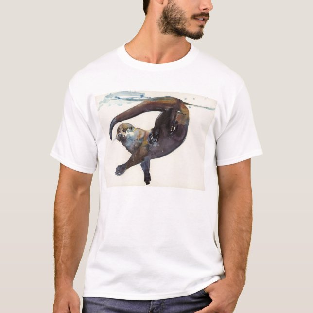 Otter Study II -'Talisker' T-Shirt (Front)