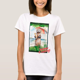 Otter "Summer is coming!"  T-Shirt