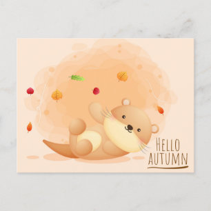 Otter Summer Postcard