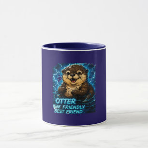 Otter the Friendly Best Friend Mug
