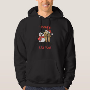 Otter There's Snowbuddy Like You Snowman Pun Hoodie