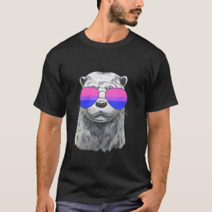 Otter Transgender Pride Sunglasses T-Shirt