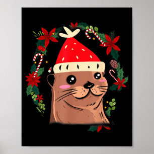 Otter Ugly Christmas Christmas Winter Poster