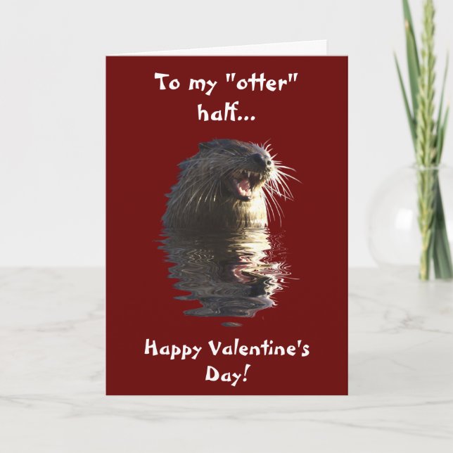 OTTER Valentine's Day Card (Front)