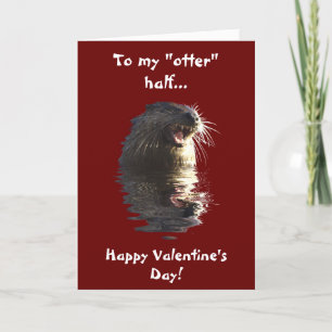 OTTER Valentine's Day Card