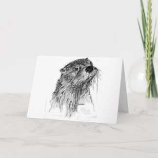 Otter Whiskers Card