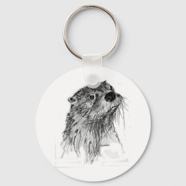 Otter Whiskers Key Ring (Front)