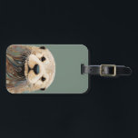 Otter Wildlife  Luggage Tag<br><div class="desc">Adorable otter luggage tag is unique and shows your love of wildlife.</div>