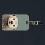 Otter Wildlife  Luggage Tag<br><div class="desc">Adorable otter luggage tag is unique and shows your love of wildlife.</div>